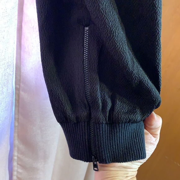 Tracy Reese Black Silk Jog Pant - Picture 2 of 8